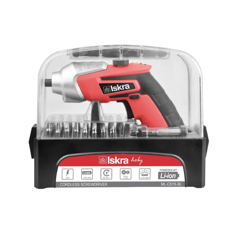 ISKRA AKU ODVIJAČ SA NASTAVCIMA ML-CS19-36