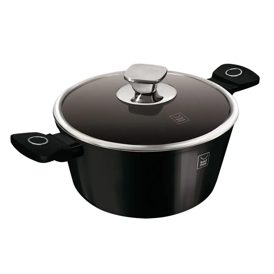 KAUFMAX ŠERPA BLACK ZA KUVANJE TESTA 24CM