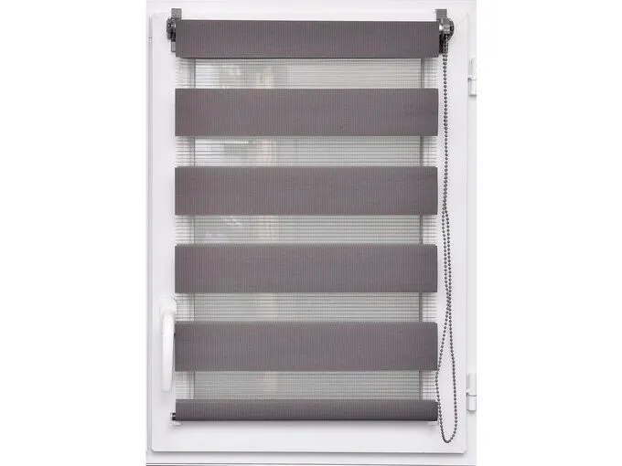 LUANCE ZEBRA ROLETNA 60X90 CM TAMNO SIVA