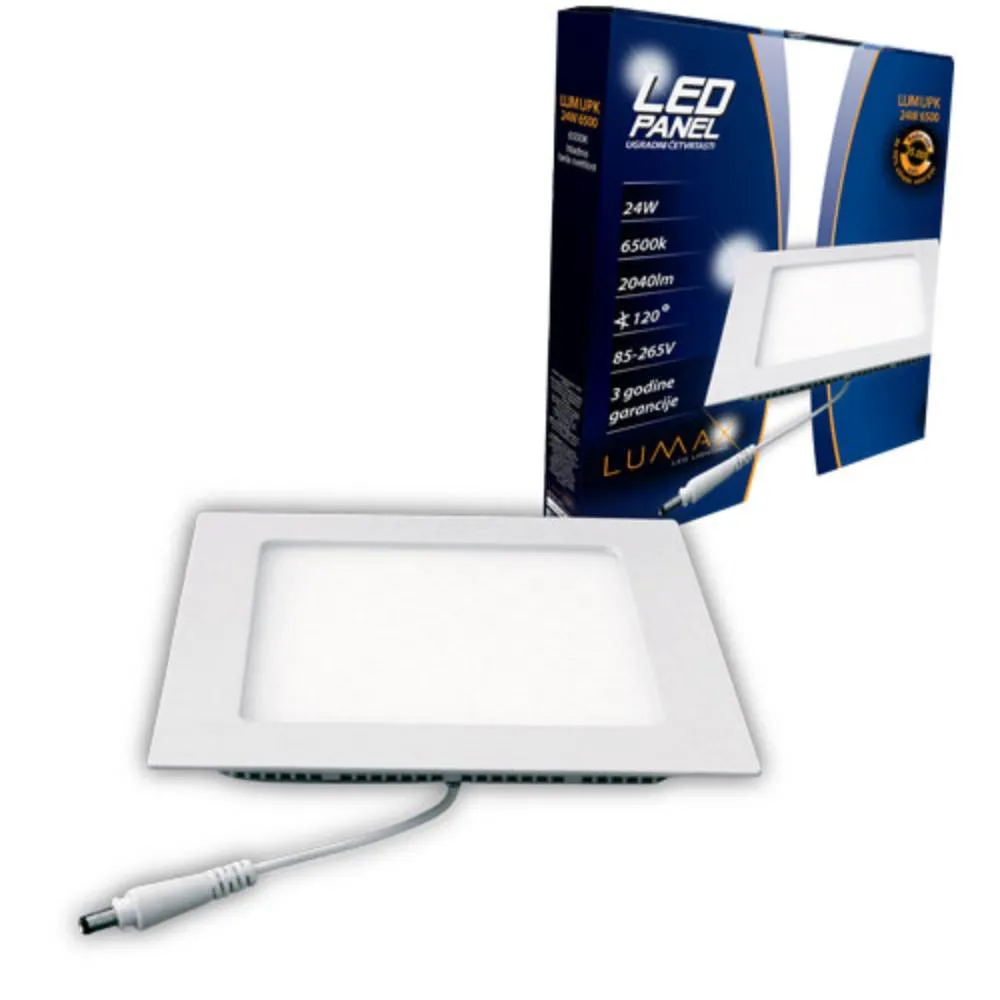 LUMAX LED PANEL UGRADNI ČETVRTASTI MUPK-24W 6500K