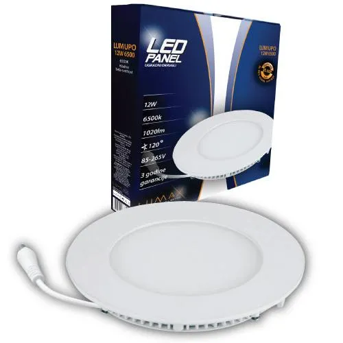 LUMAX LED PANEL UGRADNI OKRUGLI MUPO-12W 6500K
