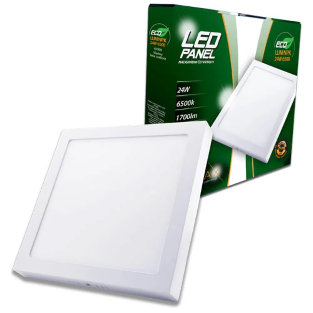 LUMAX NADGRADNI CETVRTAST LED PANEL ECO 24W6500K