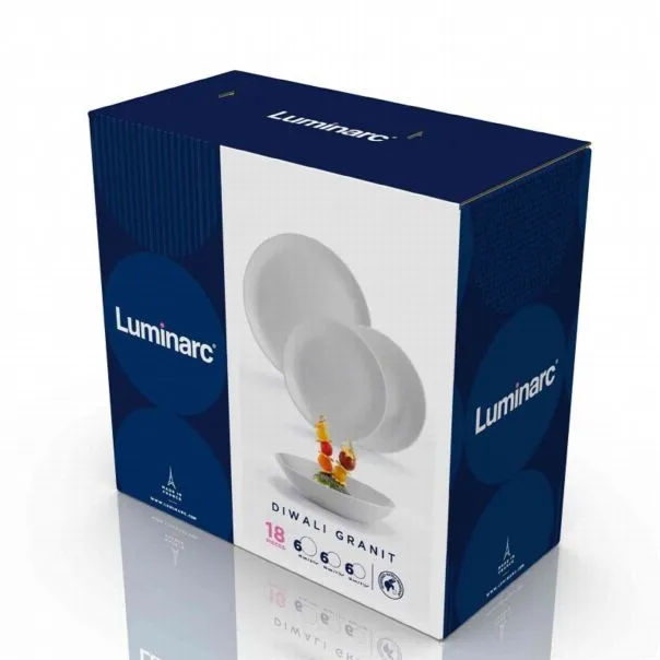LUMINARC DIWALI LIGHT GRANIT SET 18/1
