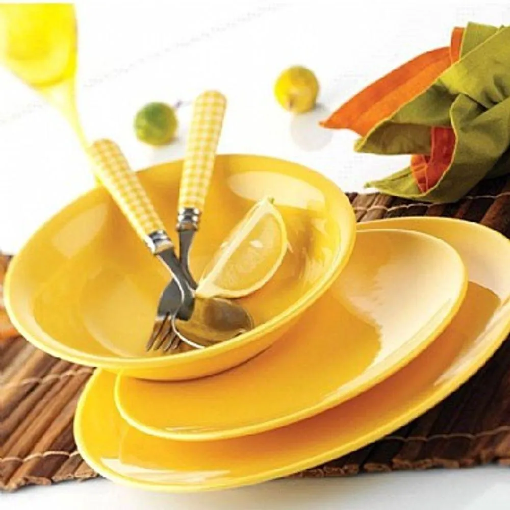 LUMINARC KUTAHYA HARLEK KERAMIČKI SET ŽUTI 18/1