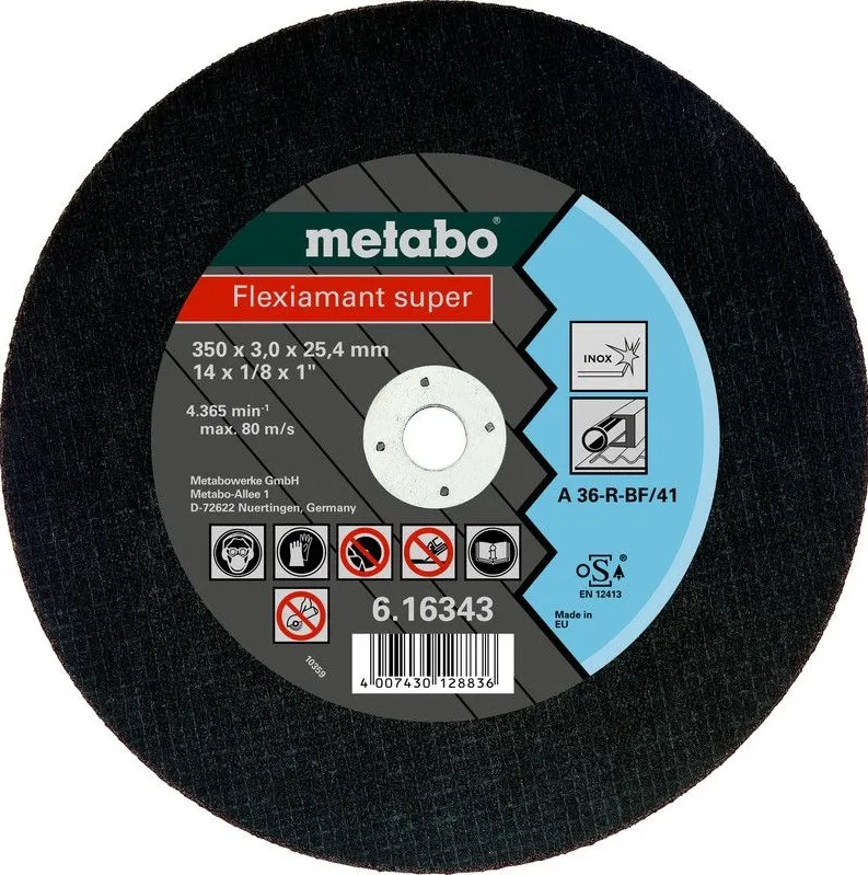 METABO REZNA PLOCA 350x3.0x25.4 INOX