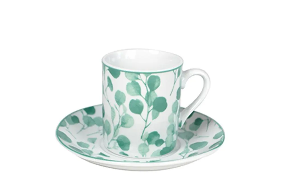METALAC M PORCELAN SET ZA KAFU 6/1 ZELENI LIST120-A