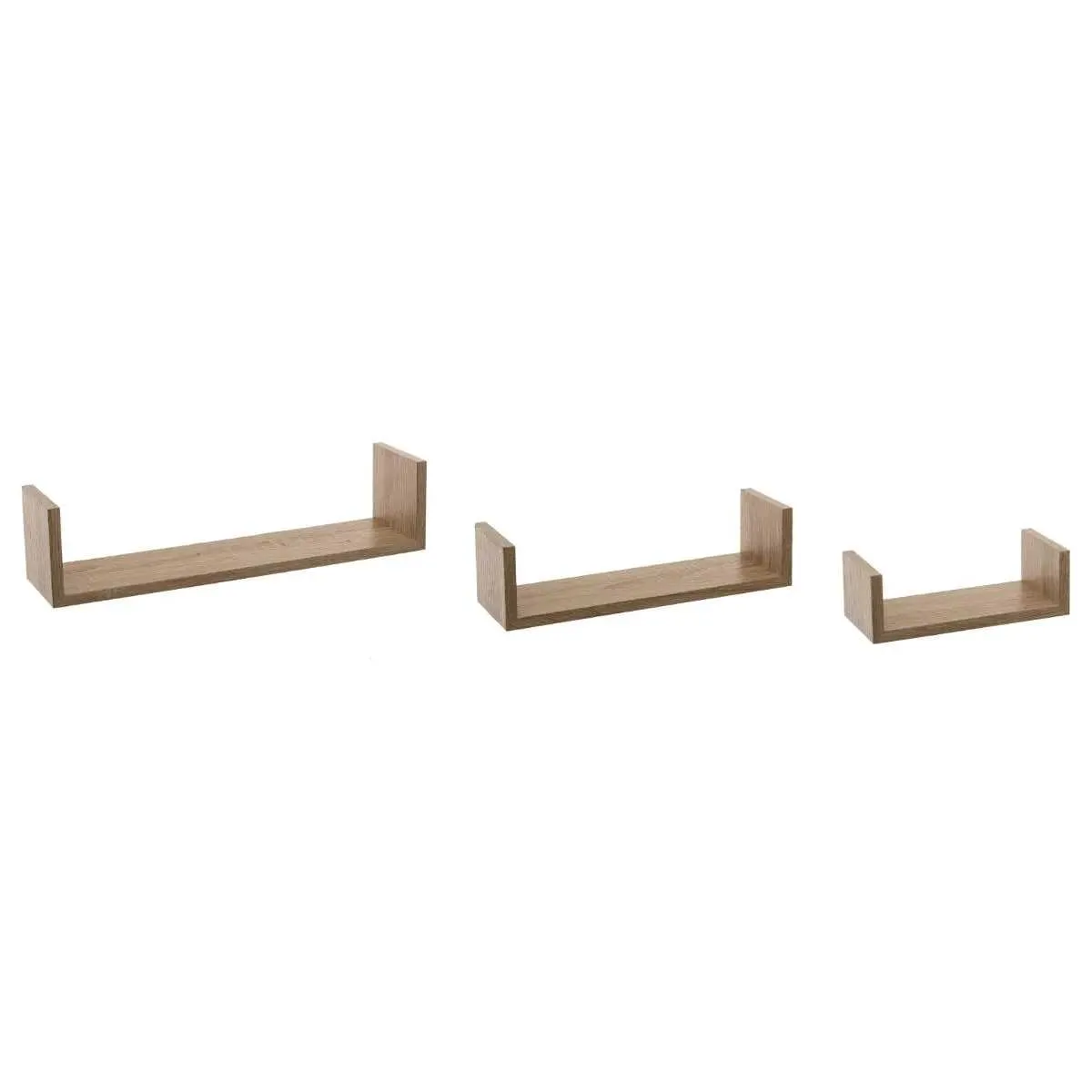 MSV FIVE ZIDNA POLICA 3 KOM MDF NATURAL