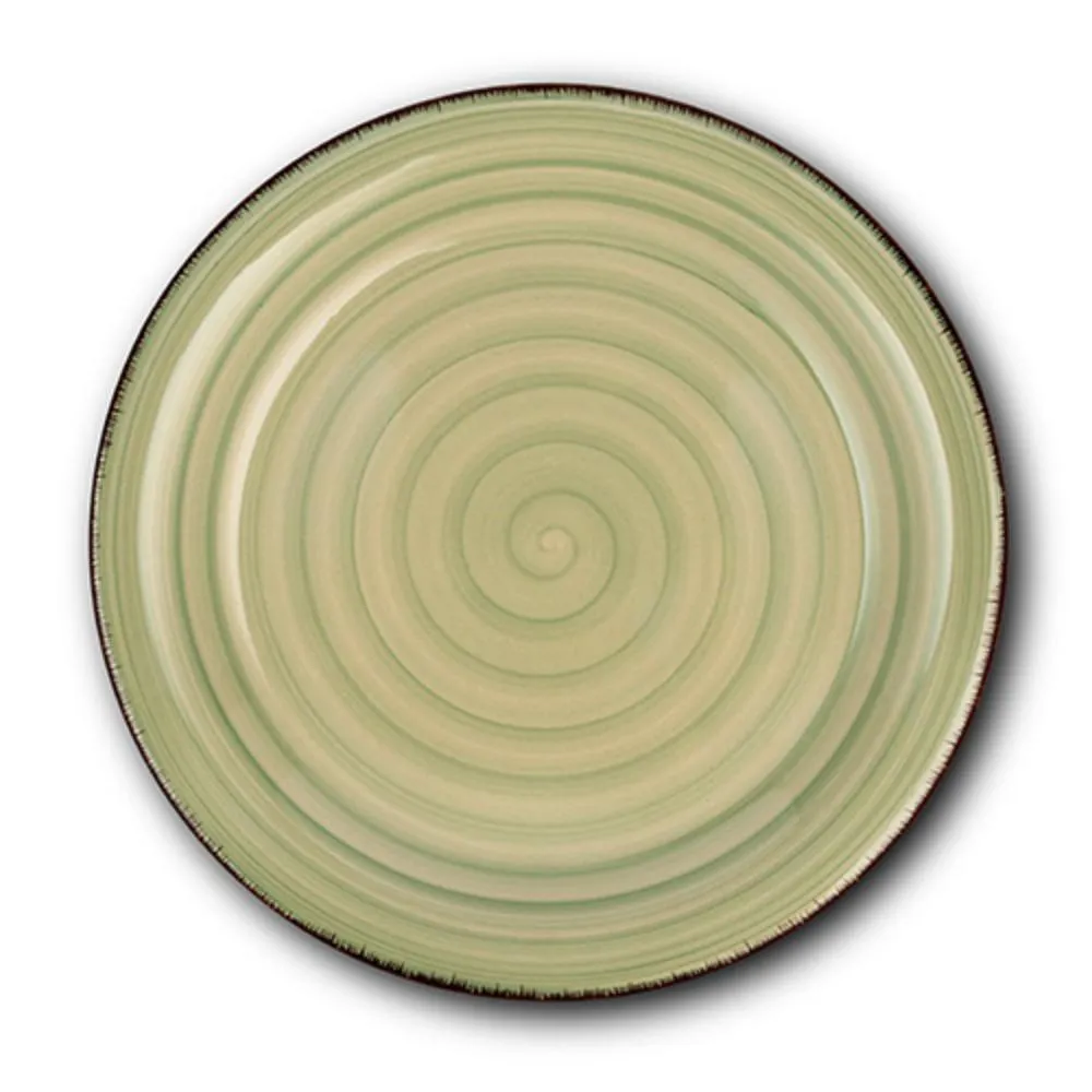 NAVA TANJIR 27CM LINES OIL GREEN