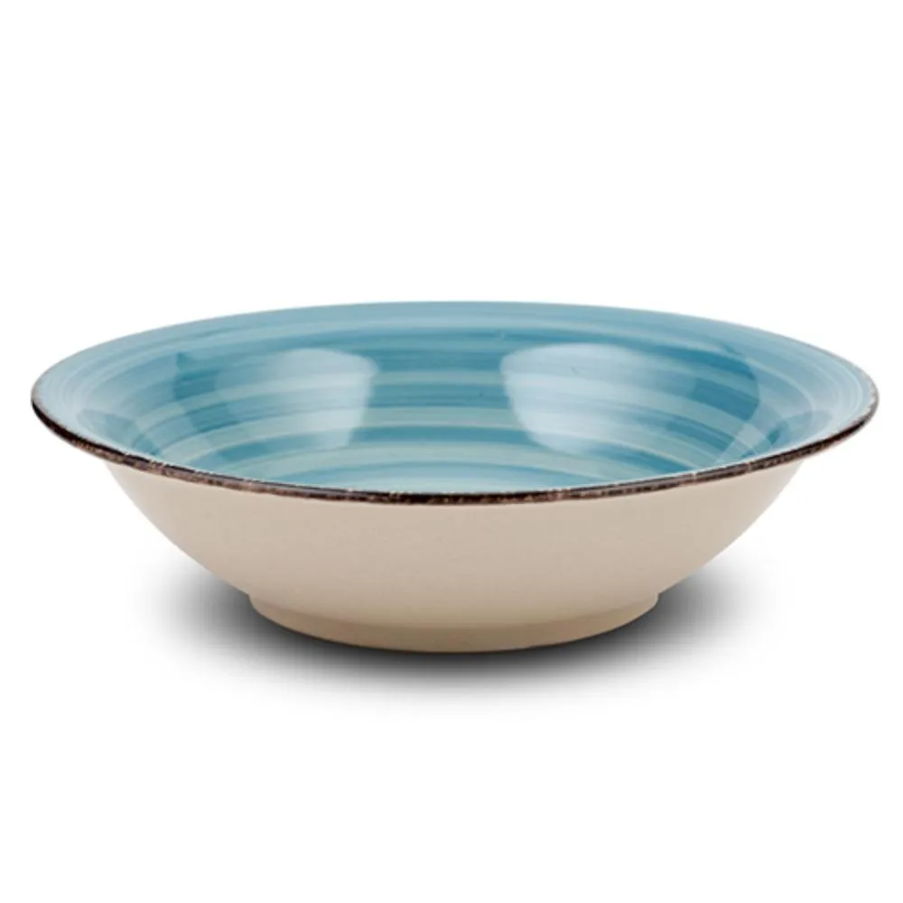 NAVA TANJIR DUBOKI 21CM LINES FADED BLUE