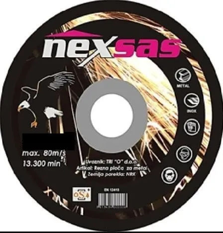 NEXSAS REZNA PLOČA ZA METAL 180X1.5