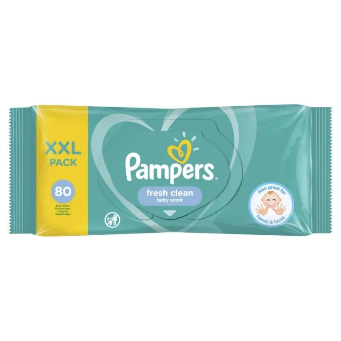 PAMPERS VLAŽNE MARAMICE FRESH CLEAN 80 KOM