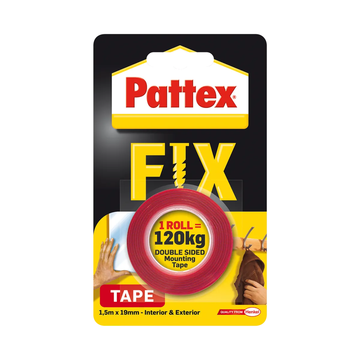 PATTEX FIX TAPE 1.5M DVOSTRANO LEPLJIVA TRAKA