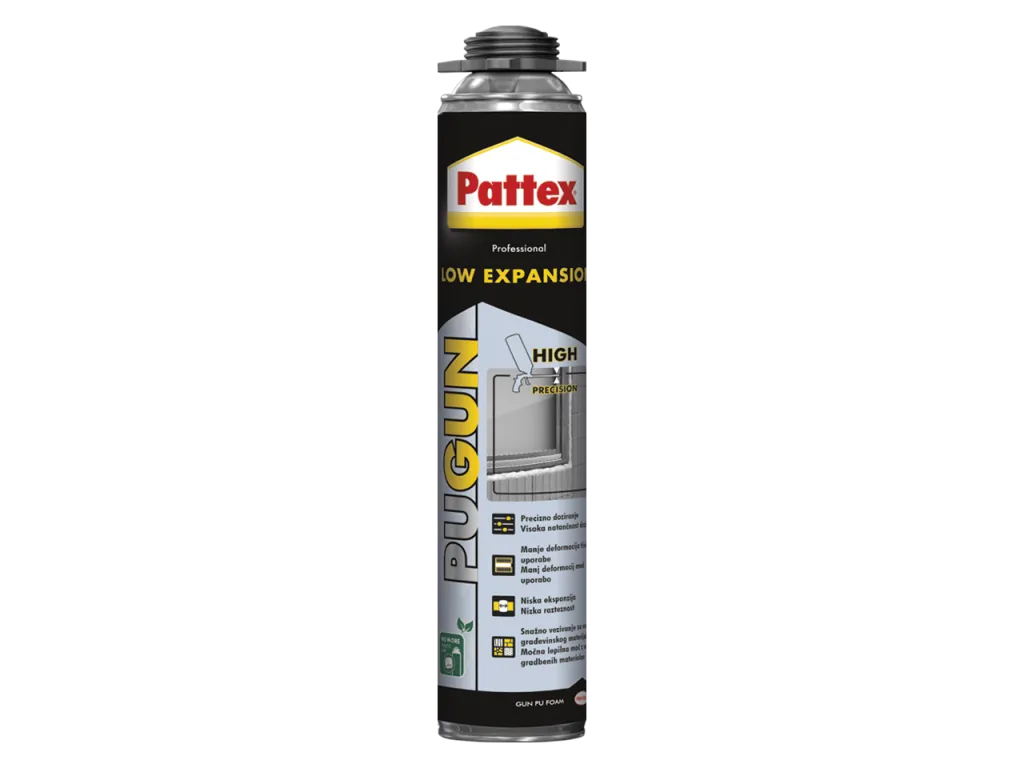 PATTEX PRO LOW EXPANISION PUR PENA 750ML PISTOLJSKA