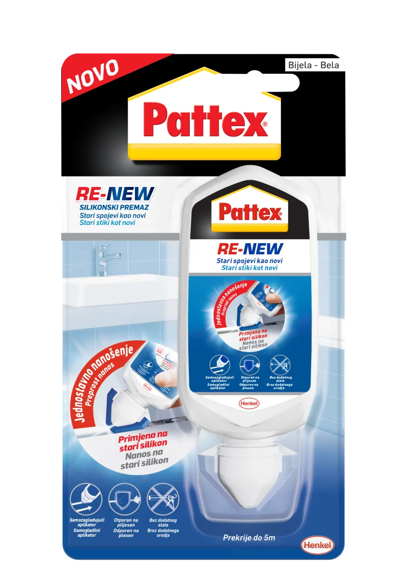 PATTEX RE-NEW 80ML OBNAVLJAJUĆI SILIKON