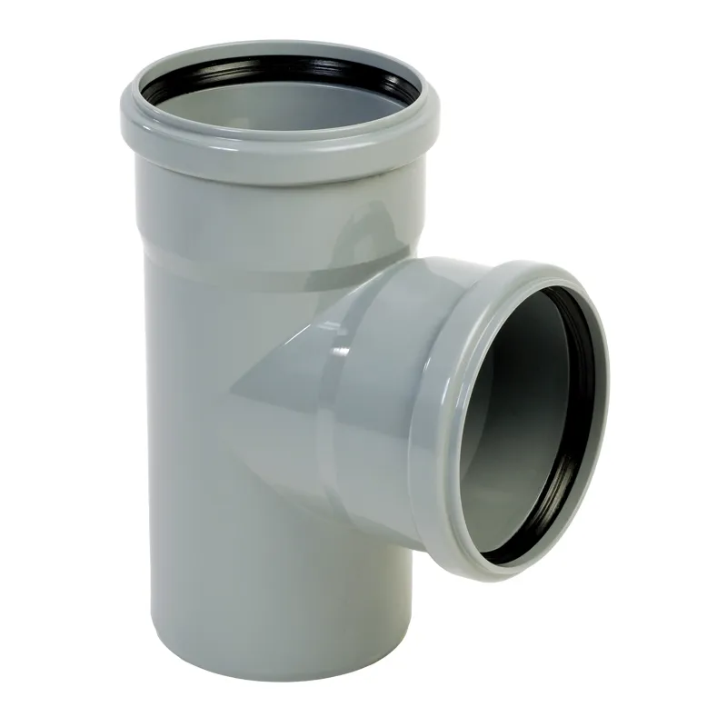 PEŠTAN PP T-RAČVA FI75/75/90° SIVA