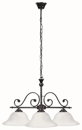 RABALUX DOROTHEA VISILICA E27 3X60W M.CRNO