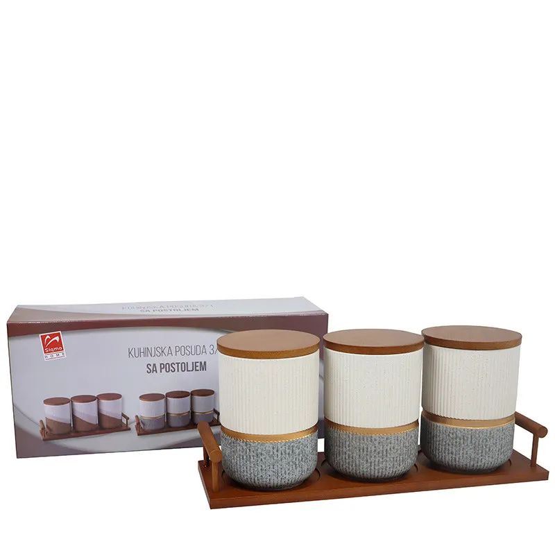 SIGMA KUHINJSKI SET 3/1 SA POSTOLJEM SIVA