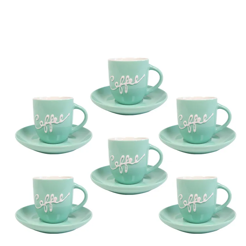 SIGMA PORCELAN SET ZA KAFU 6/1 COF/MINT