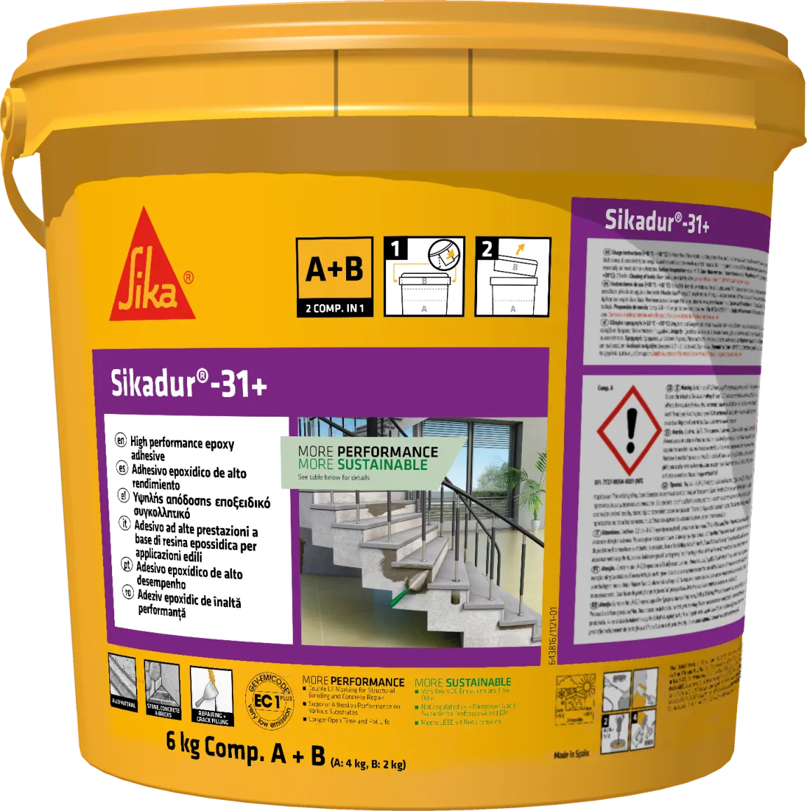SIKA SIKADUR 31+ 6KG 2K EPOKSIDNI MALTER