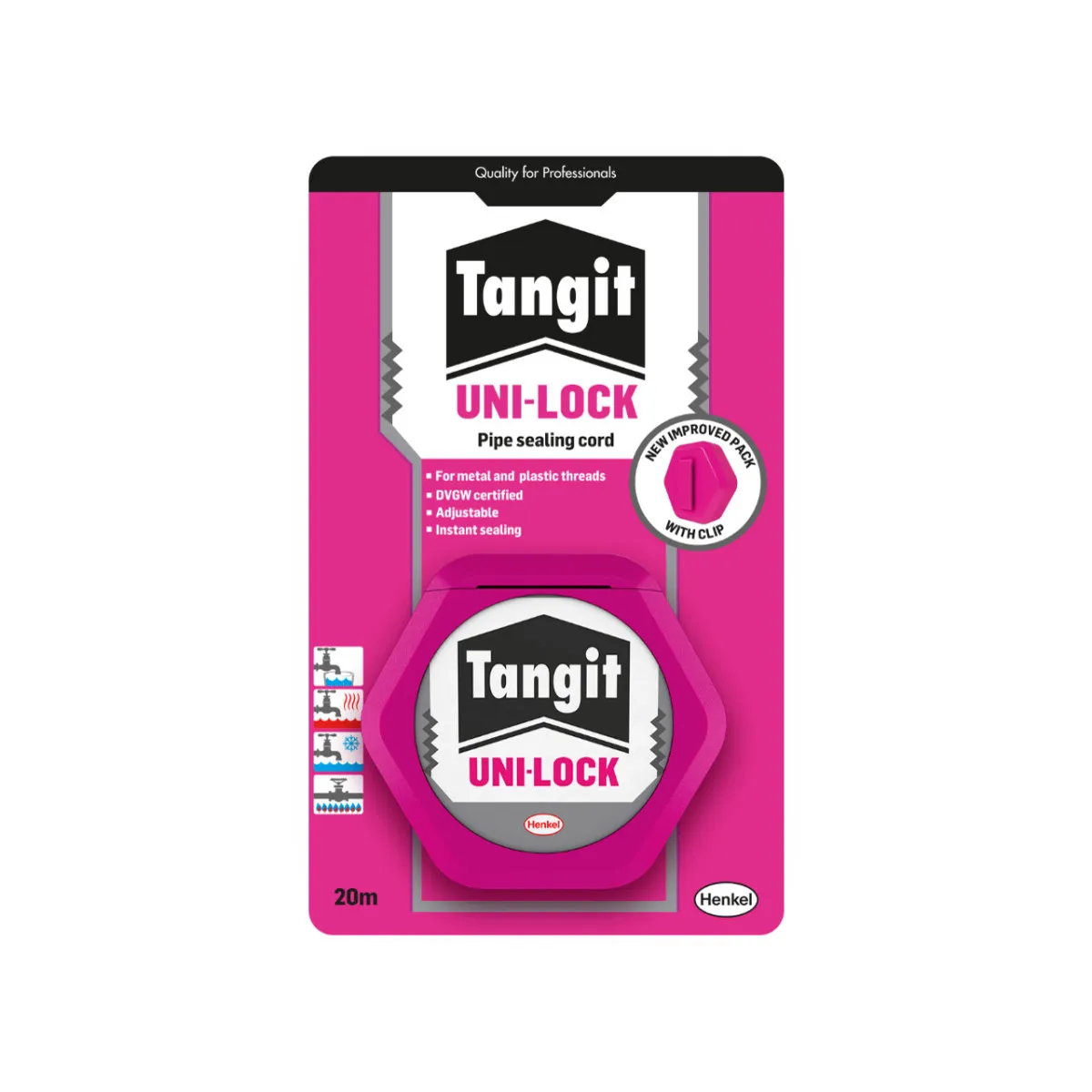 TANGIT UNI-LOCK KONAC ZA ZAPTIVANJE CEVI 20M