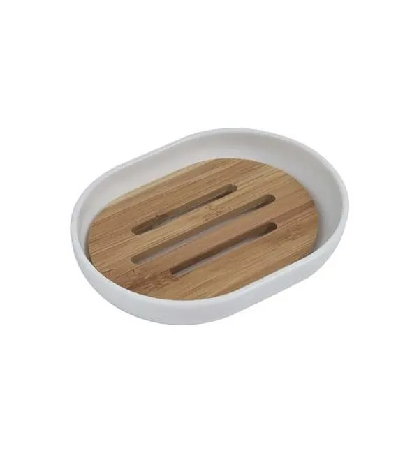 TENDANCE DRŽAČ SAPUNA POLIRESIN/BAMBUS BATH