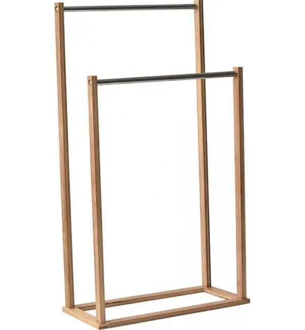 TENDANCE DVOSTRUKI DRŽAČ PEŠKIRA MDF BAMBUS