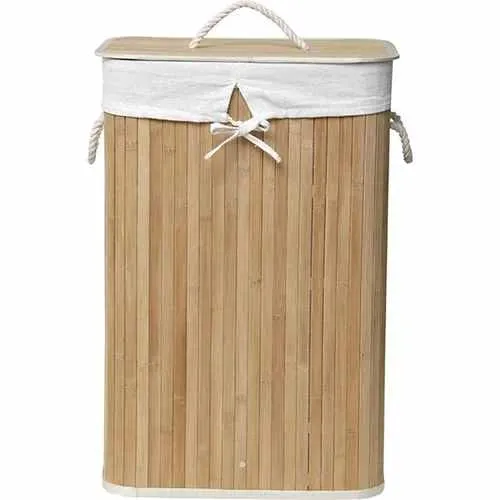 TENDANCE KORPA ZA VES BAMBUS BELA 30X40X60CM