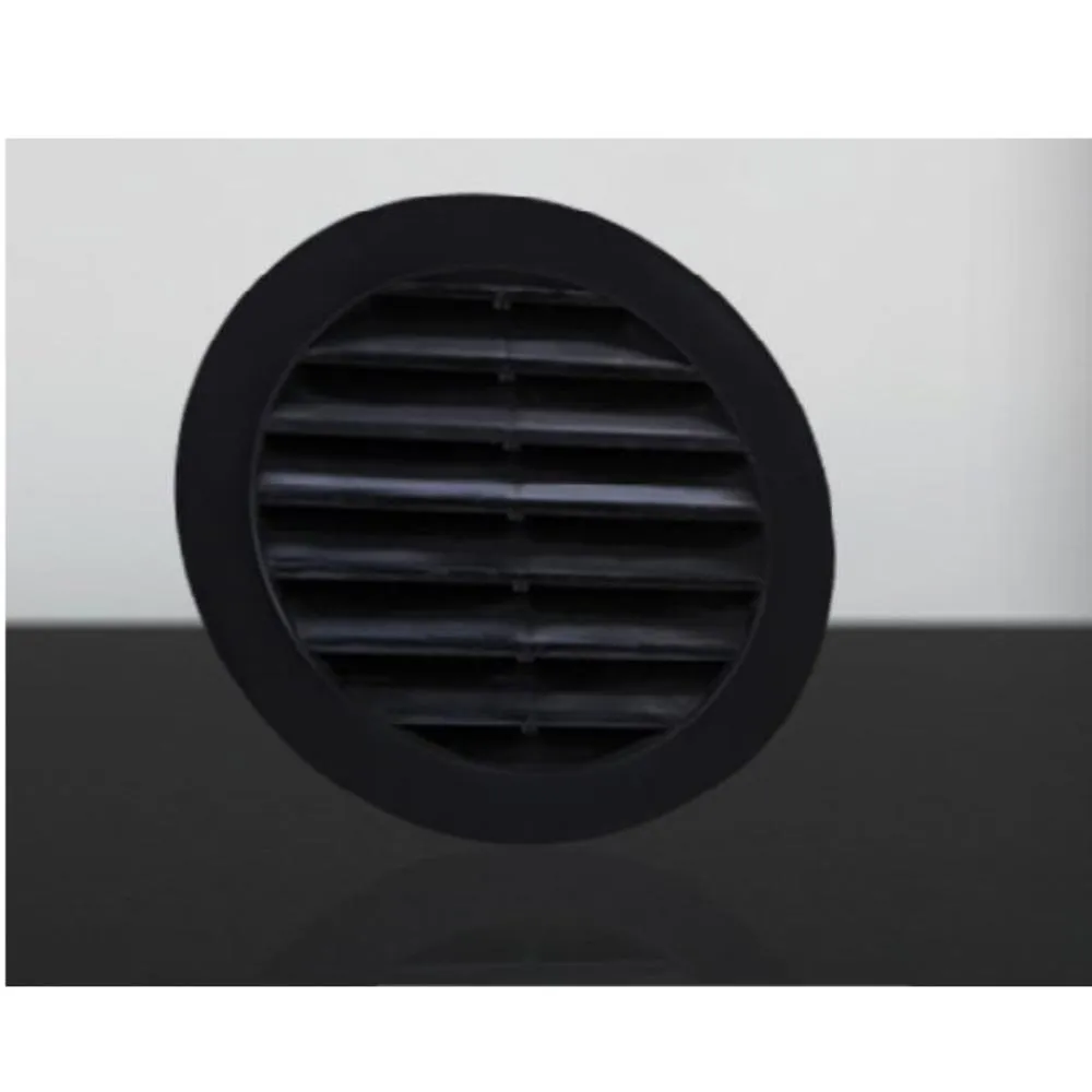 TEXO RESETKA VENTILACIONA PVC 100 CRNA