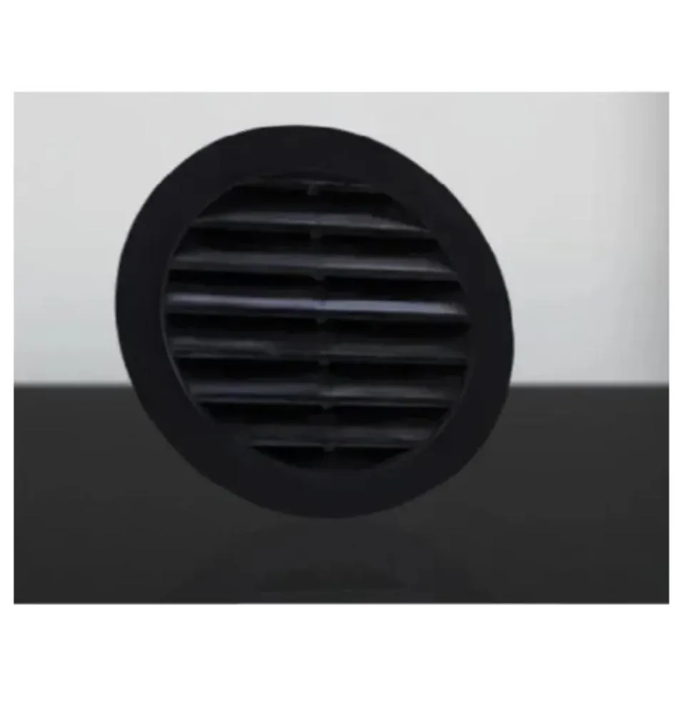 TEXO RESETKA VENTILACIONA PVC 110 CRNA