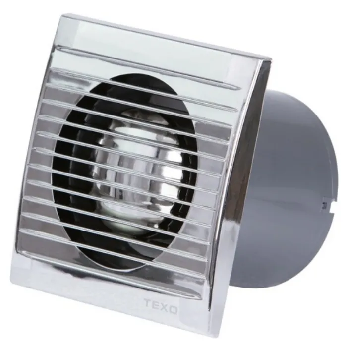 TEXO VENTILATOR ELITE 120 SA KLAPNOM CHROME