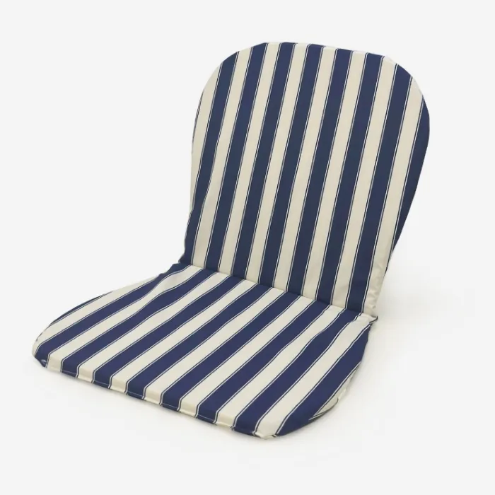 TEXTIL JASTUK ZA STOLICU 44X81X2CM PLAVE ŠTRAFTE