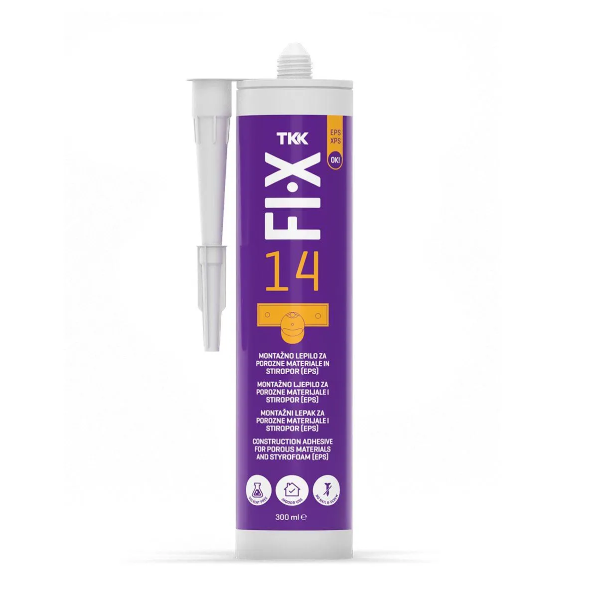 TKK MONTAZNI LEPAK FIX14 ZA STIROPOR 300ML