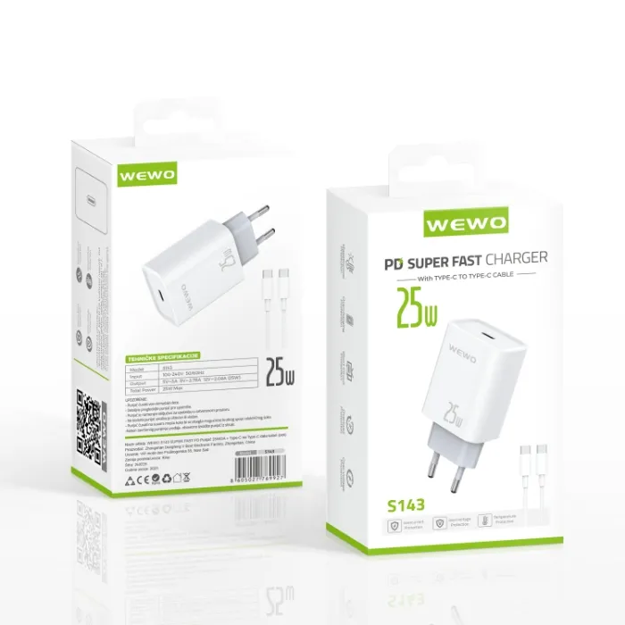 WEWO S143 SUPER FAST PD P TIP-C NA TIP-C DATA KABL