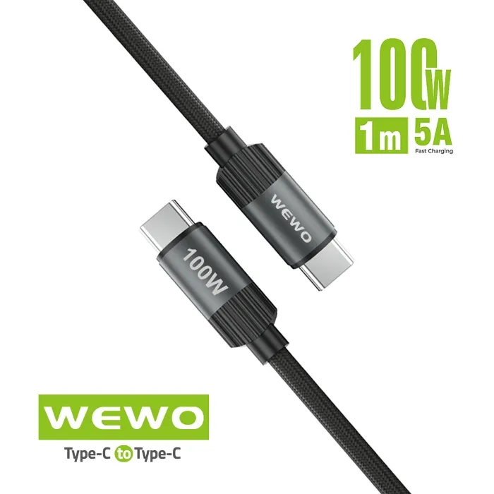 WEWO USB DATA CABLE X6 FAST PD 100W/5A TYPE C