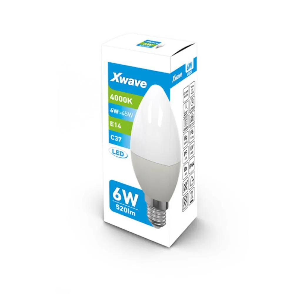 XWAVE SIJALICA LED E14 6W 4000K