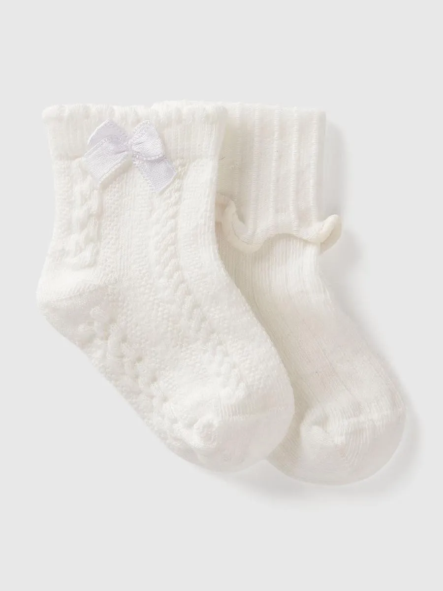 Benetton čarape 2 para za bebe