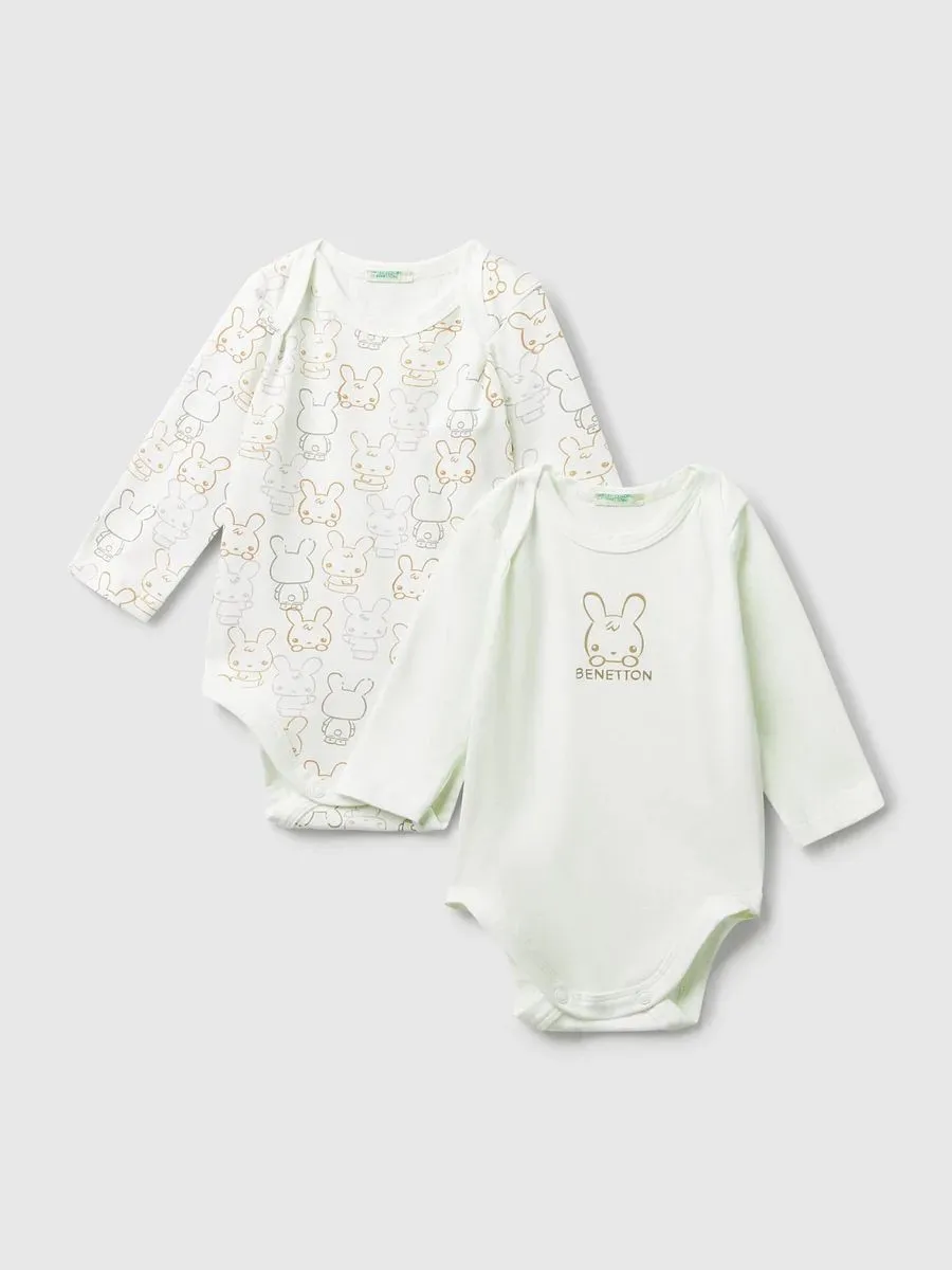 Benetton bodi dva komada za bebe