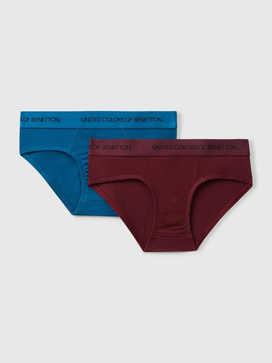 Benetton dečiji komplet dva para slip gaćica