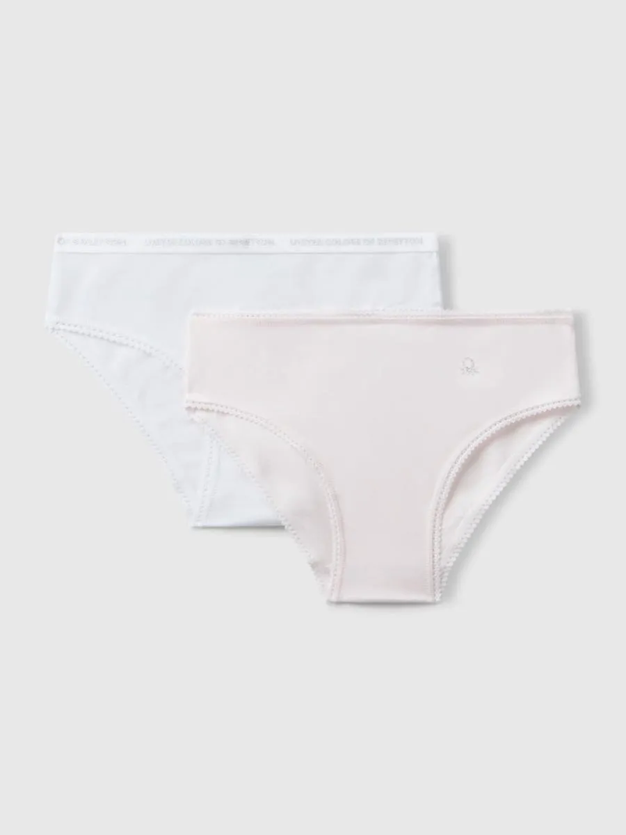 Benetton dečiji set dva para slip gaćica