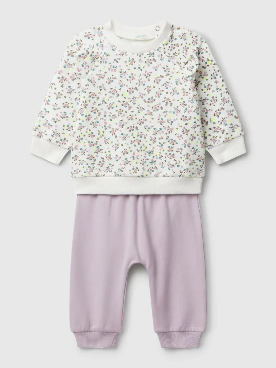Benetton komplet duks i pantalone za bebe