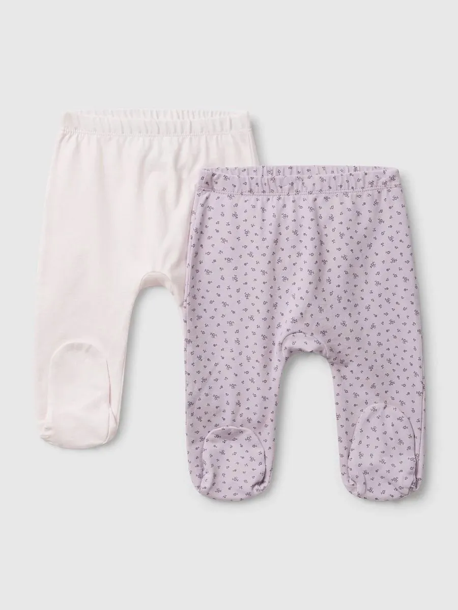 Benetton komplet dva para pantalona za bebe