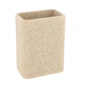 ČAŠA ZA ČETKICE SAND EFFECT 12X9X6 CM POLIRESIN BEŽ TENDANCE