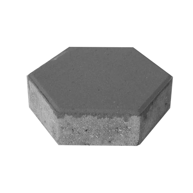 Behaton šestugaoni sivi 24x21x6cm
