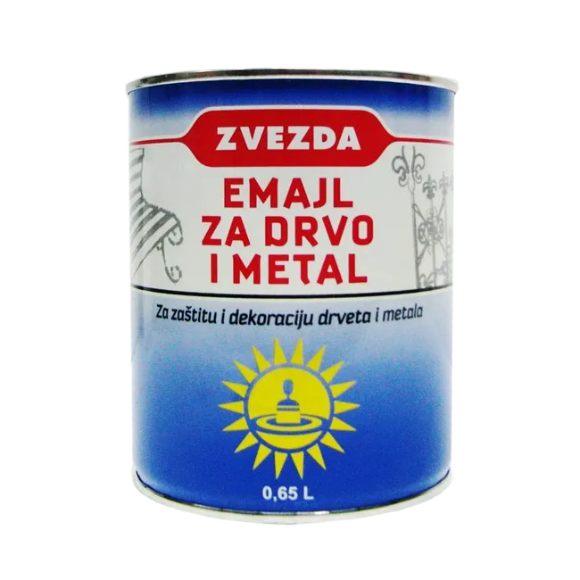 Boja uljana za drvo i metal crvena 5 0.7l durlin
