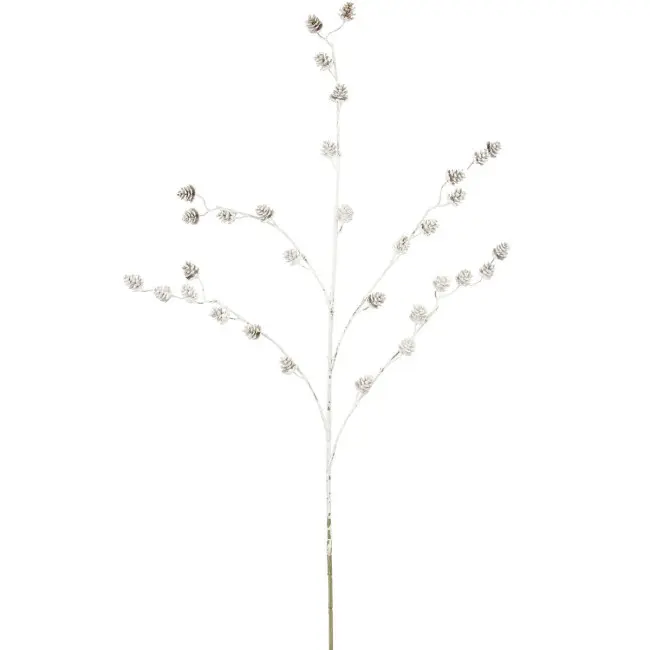 Bor šišarke bele veštački 78cm