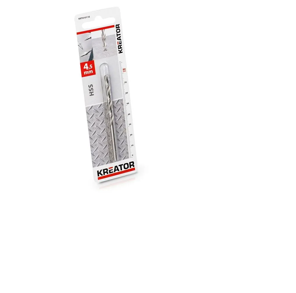 BURGIJA ZA METAL HSS 4,5X80   Kreator alati