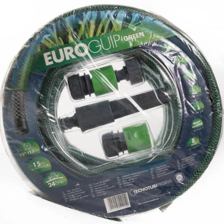 CREVO BAŠTENSKO PVC + PRIKLJUČCI  15m 1/2