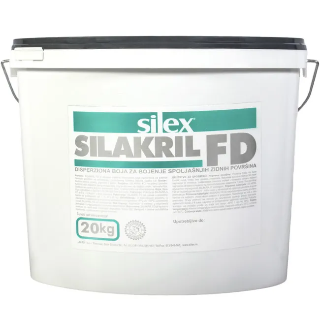 DISPERZIONA BOJA ZA FASADE  20kg SILAKRIL-FD