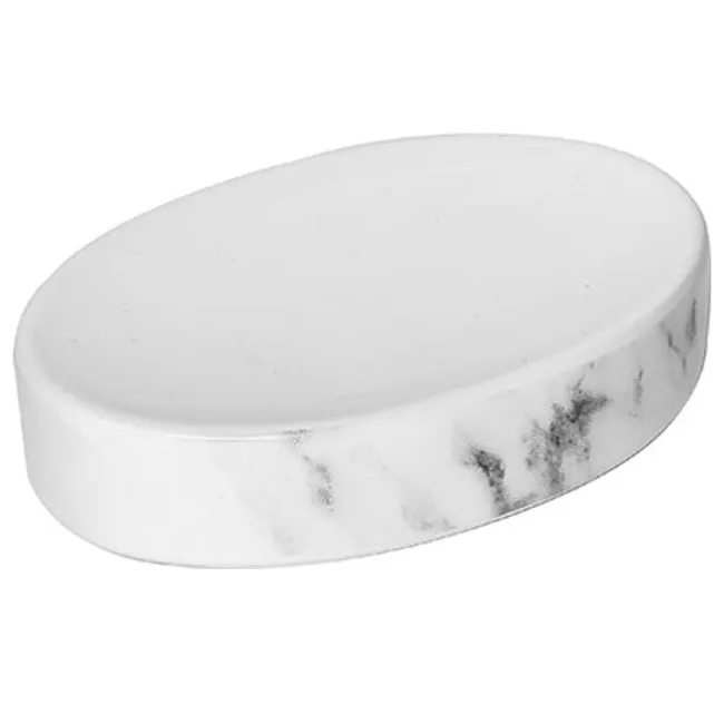 Držač sapuna keramika marble bela tendance