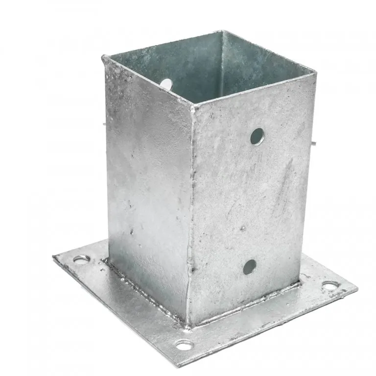 DRŽAČ STUBA METALNI  9x9x15 sa ploČicom